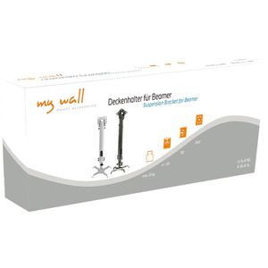 Produktbild für Beamer-Deckenhalterung myWall H16-8WL, weiß