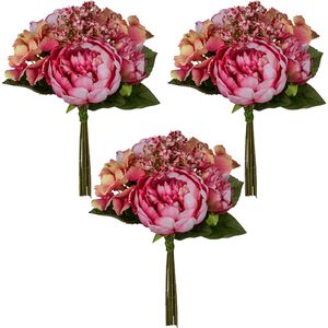 Kunstblume Creativ-green Peonienstrauß