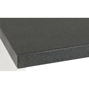 Produktbild für Beistelltisch Haku-Möbel 87584, Cube, granit / weiß, aus Holz