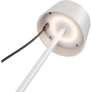 Produktbild für Tischlampe Goobay 73929, weiß mit LED