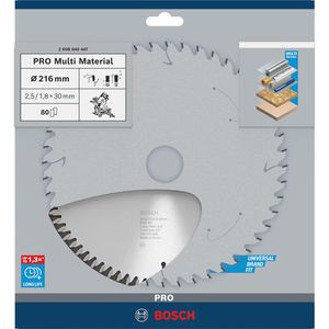 Produktbild für Kreissägeblatt Bosch PRO Multi Material 2608640447