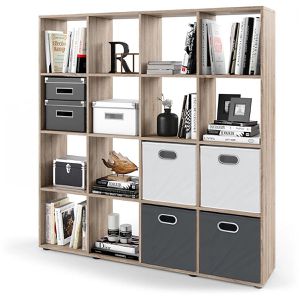 Produktbild für Bücherregal Vicco Karree, sonoma eiche