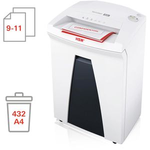 Produktbild für Aktenvernichter HSM Securio B24, 1782111, weiß, mit Rollen