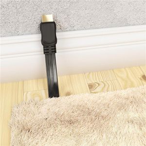 Produktbild für HDMI-Kabel Goobay Flachkabel 77133 HDMI 2.1,vergoldete Stecker