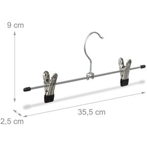 Produktbild für Hosenbügel Relaxdays 10021826683, aus Metall