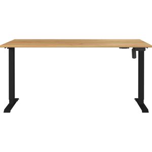 Produktbild für Schreibtisch Germania Profi 3.0, 8024-593, eiche / schwarz