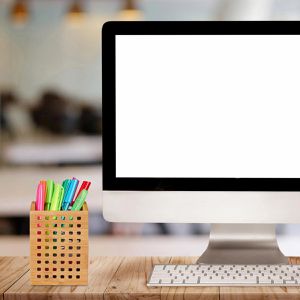 Produktbild für Stiftehalter Relaxdays Bambus