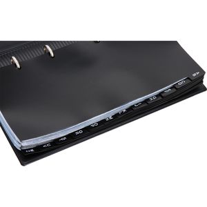 Produktbild für Visitenkartenmappe Durable 240301 Visifix Centium, schwarz, A5