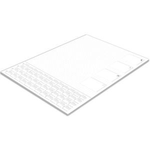 Produktbild für Schreibunterlage RNK 46647, dotted, weiß