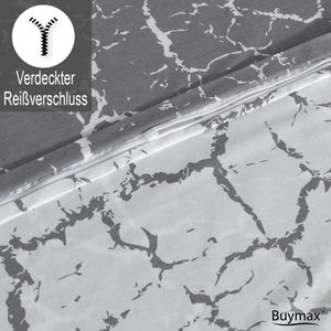 Produktbild für Bettwäsche Buymax Mercer, grau, Renforcé