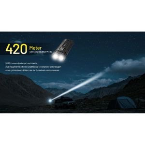 Produktbild für Taschenlampe Nitecore EDC 37, LED, aufladbar