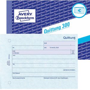 Produktbild für Quittungsblock Zweckform 300, fälschungssicher, inkl. MwSt.