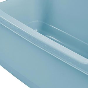 Produktbild für Wäschekorb Keeeper Aenna, blau, mit 2 Griffen