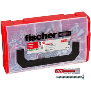 Produktbild für Schrauben-Dübel-Set Fischer 536162, DuoPower FIXtainer