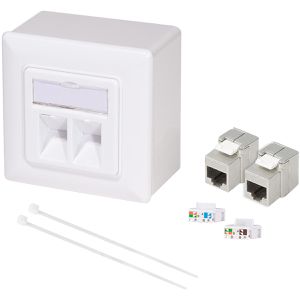 Netzwerkdose LogiLink NK4068, Aufputz