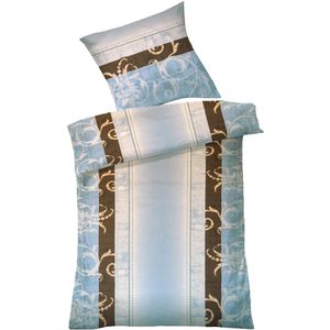 Produktbild für Bettwäsche Dyckhoff Pamela, blau, Weichfrottier