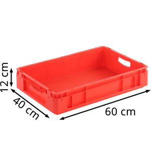 Produktbild für Eurobox Alpha-Paletten Silverline, rot, 20 Liter