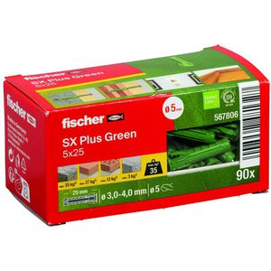 Dübel Fischer 567806, SX Plus Green