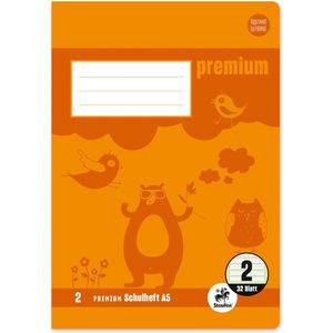 Produktbild für Schulheft Staufen Premium 734010602, für 2. Klasse, A5