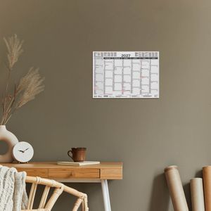 Produktbild für Tafelkalender Korsch 259527, mit Ferienübersicht