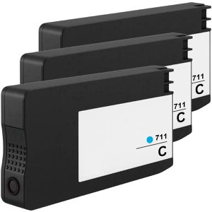 Produktbild für Tinte AgfaPhoto für HP 711, CZ134A, 3er-Pack