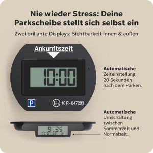 Produktbild für Parkscheibe Needit Park Lite 1412, elektronisch