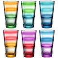 Trinkgläser Leonardo Event 023781 farbig sortiert 330ml, 6 Stück