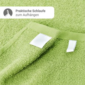 Produktbild für Handtuch NatureMark Frottier, apfelgrün, 30 x 50 cm
