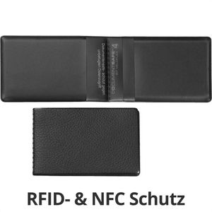 Produktbild für Kreditkartenhülle Veloflex Document Safe, schwarz