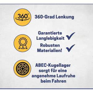 Produktbild für Scooter Best-Sporting 200, aus Aluminium, schwarz-grau