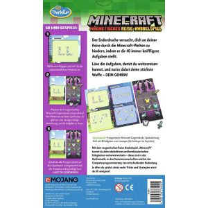 Produktbild für Lernspiel ThinkFun Minecraft - Magnetisches Reise-Knobelspiel
