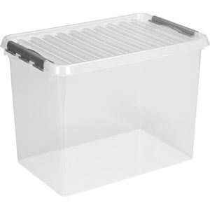 Aufbewahrungsbox mit Deckel Klein, 12 Stück Stapelbar Aufbewahrungsboxen,  1,7 Liter Boxen Aufbewahrung, Plastikbox mit Deckel, Transparent Kisten