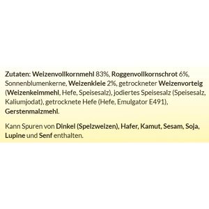 Produktbild für Brotbackmischung Aurora Vollkornbrot