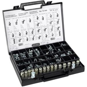 Produktbild für Schmiernippel Pressol 16 099, gerade &amp; abgewinkelt, Set