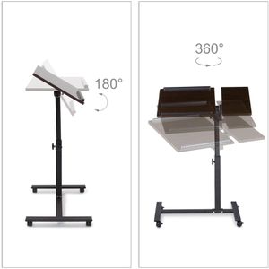 Produktbild für Stehpult Relaxdays 1002039646, aus Holz / Metall