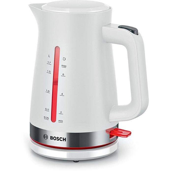 Bosch Wasserkocher MyMoment TWK4M221, 2400 – weiß 1,7 AG Watt, Kunststoff, Böttcher Liter