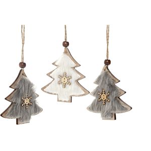 Produktbild für Weihnachtsbaumschmuck Heitmann-Deco 1008732, natur, 8,3 cm