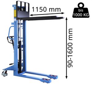 Produktbild für Hubwagen HanseLifter SDJ1016, Tragkraft 1000kg