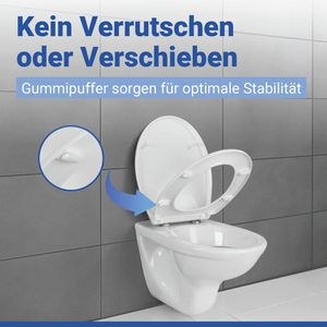 Produktbild für WC-Sitz Wenko Samos 21903100, oval, aus Duroplast
