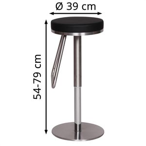 Produktbild für Barhocker Wohnling WL1.291, drehbar