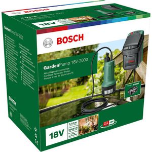 Produktbild für Regenfasspumpe Bosch GardenPump 18V-2000, Akku