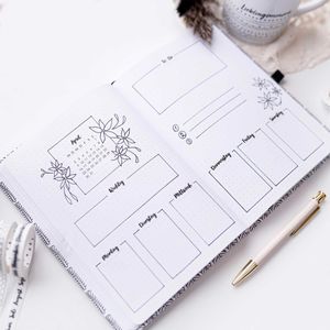 Produktbild für Washi-Tape Papierdrachen Bullet Journal, Tage &amp; Monate