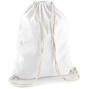 Turnbeutel Westford-Mill W110 Cotton Gymsac, white