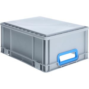 Produktbild für Eurobox Allit ProfiPlus EuroBox 432, grau, 28,5 Liter