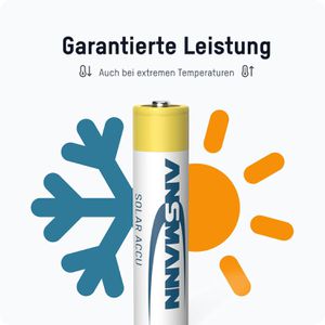 Produktbild für Akku Ansmann Solar maxE, 1,2 V, 550 mAh
