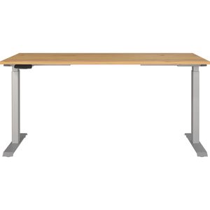 Produktbild für Schreibtisch Germania Mailand, 7908-641, eiche / silber