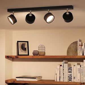 Produktbild für Deckenstrahler Philips Bracia, schwarz mit LED