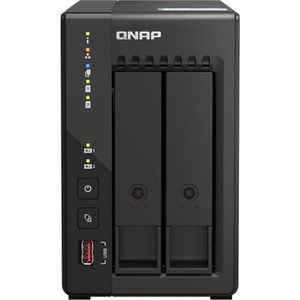 Produktbild für NAS QNAP TS-253E-8G, 2x 2.5GbE LAN, 2 Bay