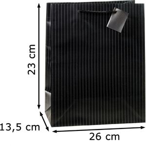 Produktbild für Geschenktüte TSI 86310 Nadelstreifen
