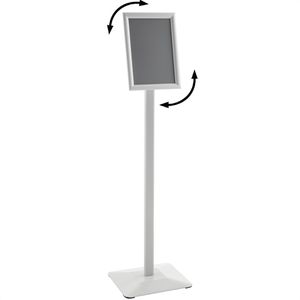 Infoständer Böttcher-AG Flex aus Aluminium, silber, A4
